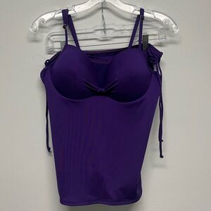 NEW Purple Tankini Swimsuit Size 14